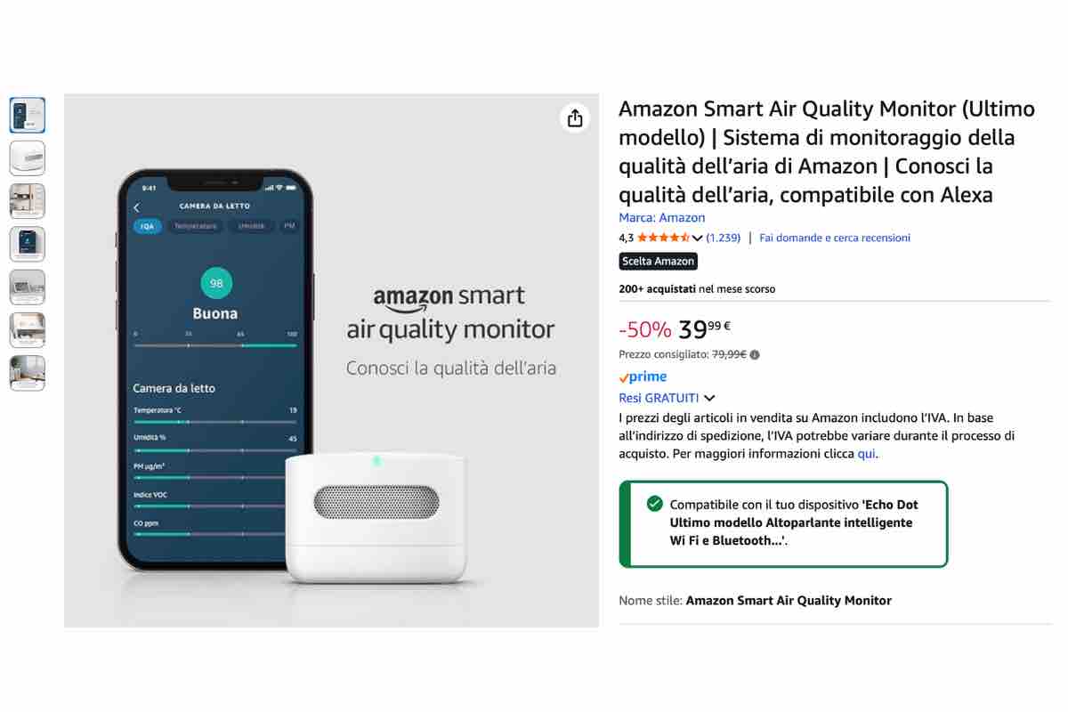 Amazon Smart Air Quality Monitor